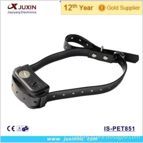 Control barking collar for a dog training collar petainer